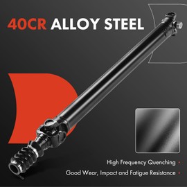 A-Premium Rear Complete Drive Shaft Prop Shaft Driveshaft Assembly Compatible with Jeep Grand Cherokee 1999-2004, 42RE Transmission, Replace# 52105530, 52105530AC