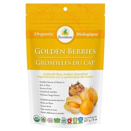 Ecoideas Organic Golden Berries, 454 grams