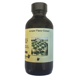 OliveNation Juniper Flavor Extract, Classic Gin Taste Flavoring for Beverages, Meat, Sauces, Baked Goods, Non-GMO, Gluten Free, Kosher, Vegan - 32 ounces