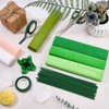 CRASPIRE 58Pcs Crepe Paper Streamers Rolls Colourful Paper Flower DIY