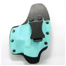 Infused Kydex USA Light Blue IWB Hybrid Concealed Carry Holster (Left-Hand, for Springfield XDS 3.3 with Crimson Trace Red)