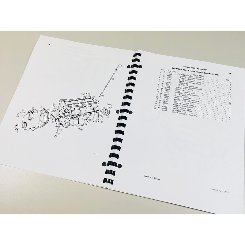 Case 1830 Uni Loader Parts Manual Catalog Skid Steer Assembly