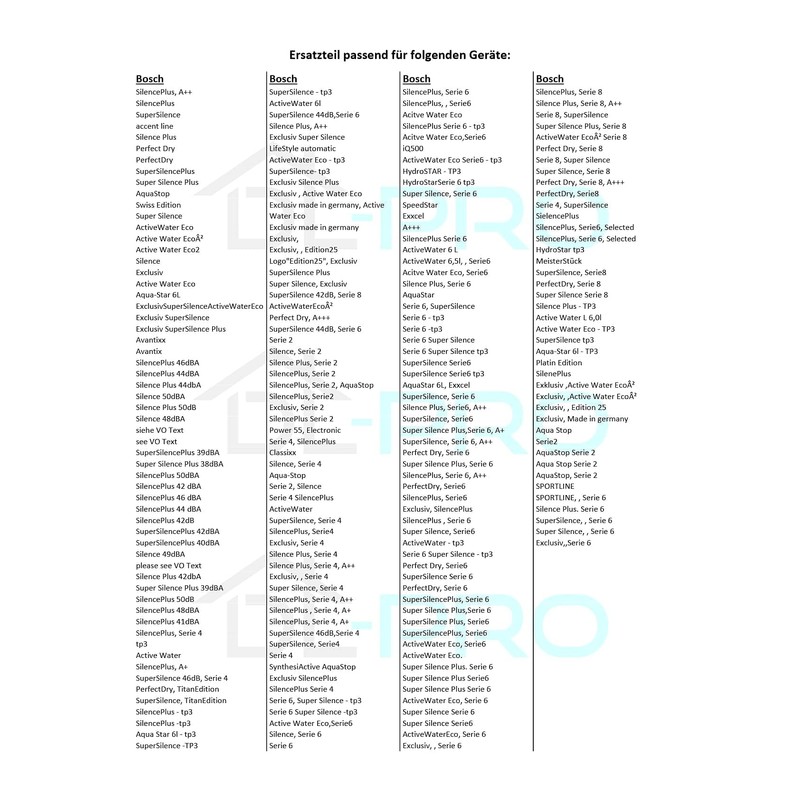 DL-pro Drain Pump for Bosch Siemens Neff Copreci Pump Dishwasher