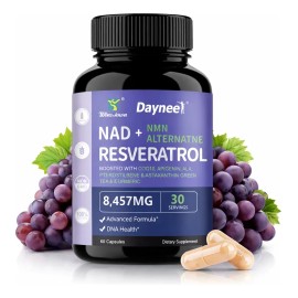 Nad+ Resveratrol 11 En 1 Energía Celular Y Antiedad 60 Cáps