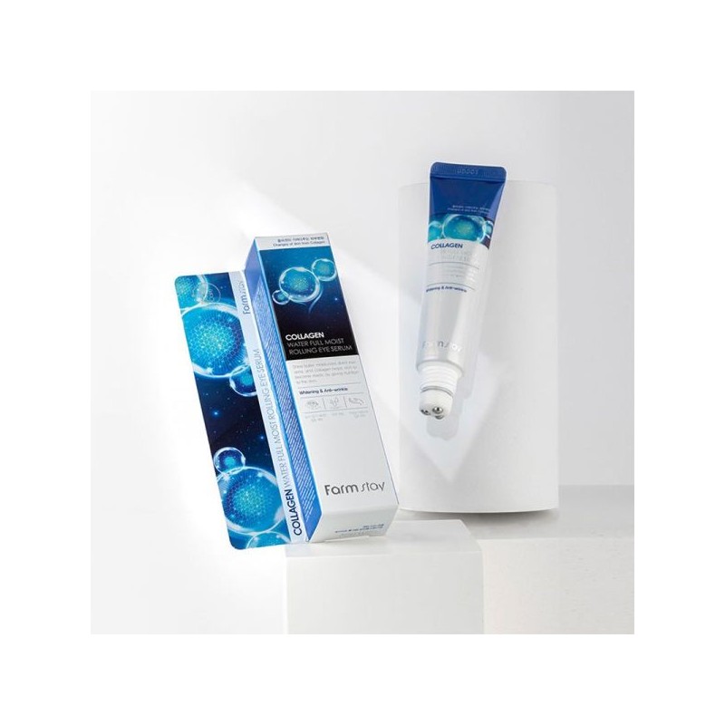 Farmstay 팜스테이 콜라겐 워터 풀 모이스트 롤링 아이세럼 25ml Palmstay