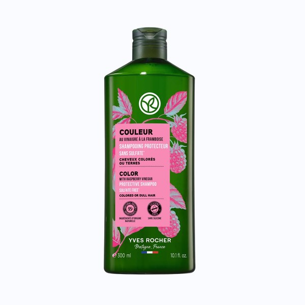 Yves Rocher Plant care hair colour shampoo without sulphates, a protected colour for 3 weeks.