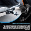 CDIYTOOL 7 Pin Trailer Tow Rear Bumper Wiring Connector Harness
