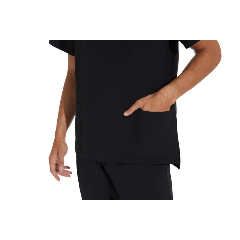 COZYFIT Men Scrubs Set — Stretch V-Neck Scrub Top &