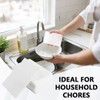 6PCS White Scrub Pads 4x6 Inch - Non Scratch Scouring