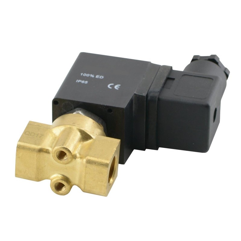Fittingstore - G1/4 inch solenoid valve closed without current, 24