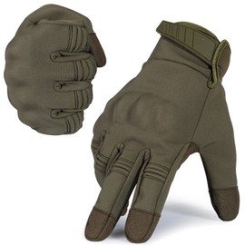 WTACTFUL Winter Warm Tactical Gloves Touch Screen for Airsoft Cycling Motorcycle Motorbike Skiing Snowboarding Camping Bicycle Outdoor Gloves Green XL