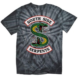Popfunk Riverdale South Side Serpents Tie Dye Adult Unisex T Shirt, Medium