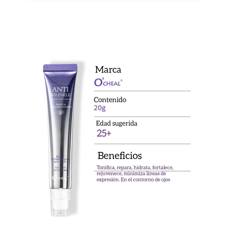 Crema Antienvegecimiento Reafirmante Para Contorno De Ojos