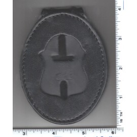 Paterson Police (NJ) New Detective Recessed Badge Cut-Out Belt Clip