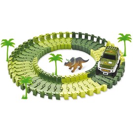 Amewi 100654 Magic Traxx Dino-Park Mini 54 Pieces in Box Green