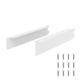 Heian Shindo LABRICO IXO-530 Shelf Rail Compatible 1x4 Shelf Bracket (for 3 Shelves), Iron 280, Shelf Post and Slotted Rail Compatible, DIY Storage Parts, White