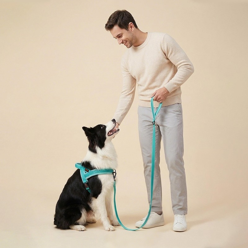 Didog Soft Flannel Padded Dog Vest Harness, No Pull/Quick Fit