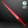 FlashingBlinkyLights Red LED Expandable Light Up Saber Sword (3-Pack)