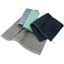 Hiorie Hand Towels, Antibacterial, Odor Resistant, Hotel Style Towels, Set of 5, Assorted, 5 Colors, 01, Instant Absorption, Room Dry