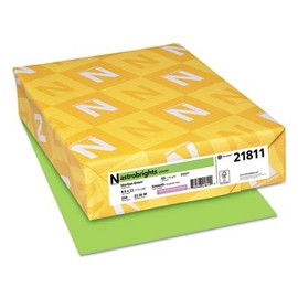 Neenah Paper Astrobrights Colored Card Stock, 65 lb, 8-1/2 x 11, Martian Green, 250 Sheets
