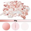 iZoeL 30/60/140 g Confetti Rose Gold Round Made of 2.5