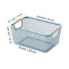 AJIODA Metal Mesh Steel Basket, Small Wire Storage Organizer Baskets