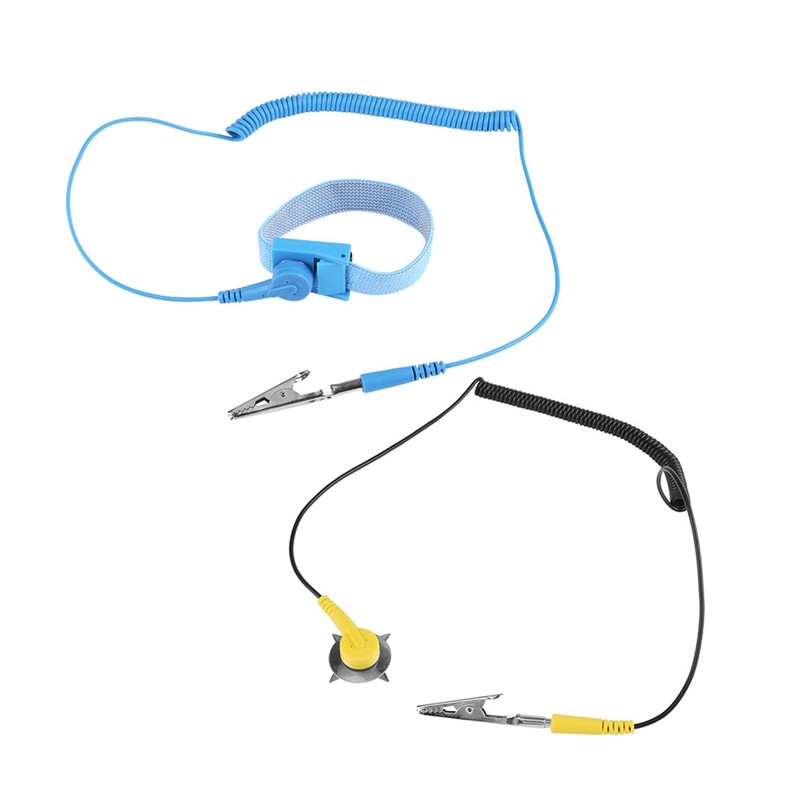 Anti Static Mat Electrostatic Discharge Anti-Static Wrist Strap + Grounding