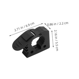 ABOOFAN 2pcs Adjustable Rubber Clamp Quick Release for Van Atv Accessories Organizer for Outdoor Use Easy Installation Secure Fastening Reliable Fixation for Tools