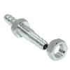 Beduan 5/16" Hose Barb Thru-Bulk Bulkhead Straight Hex Union Stainless