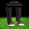 Tekkerz Soccer Miniature Shin Guard for Youth and Adults -