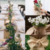 Jute Table Runner, 10 m x 30 cm, Beige Jute