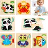Wooden Puzzle, Wooden Puzzle, 6 Pieces Wooden Puzzle Children, Wooden