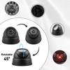 GOMETY Dummy Camera, Dome Surveillance Camera with Red Flashing LED