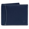 WildHorn Blue Leather Wallet for Men I Everyday Wallet