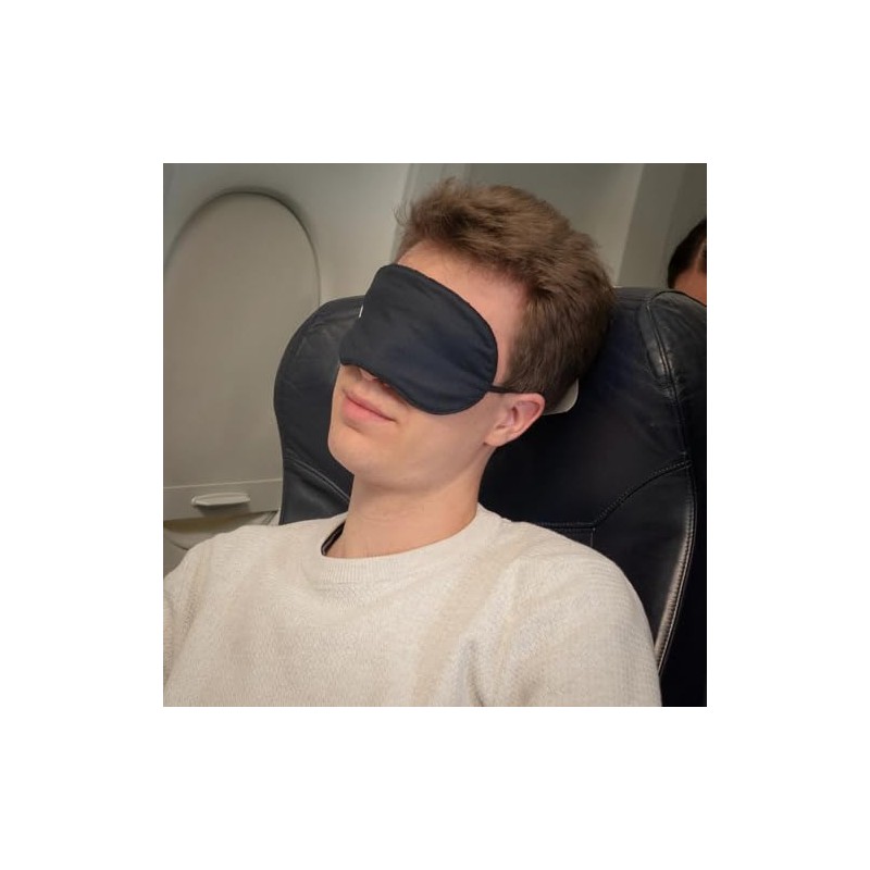 Le Pe Dormeur Schlafmaske, Nachtblau, 20 x 10 cm, Baumwolle