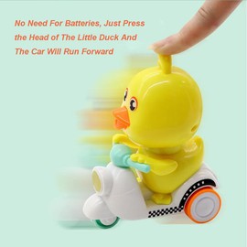 Ovewibi Press and Go Car Toddler Toys Infant Play for 3 Years Old Boys Birthday Gift, Animal Car Baby Toy Gift for 3 Years Boys Girls (Blue)