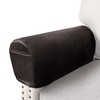 Leather Look Couch Arm Covers Set of 2 Armrest Covers