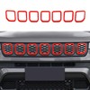 Carwiner Front Grille Grill Inserts Cover for 2022-2024 Jeep Compass