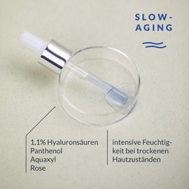 The Lake House THE LAKE HOUSE Hyaluronic Serum 30ml - Slow Aging Serum with 1.1% Hyaluronic Acid, Panthenol, and Aquaxyl - High Dose, Plumps Fine Lines, Provides Intensive Moisturizing