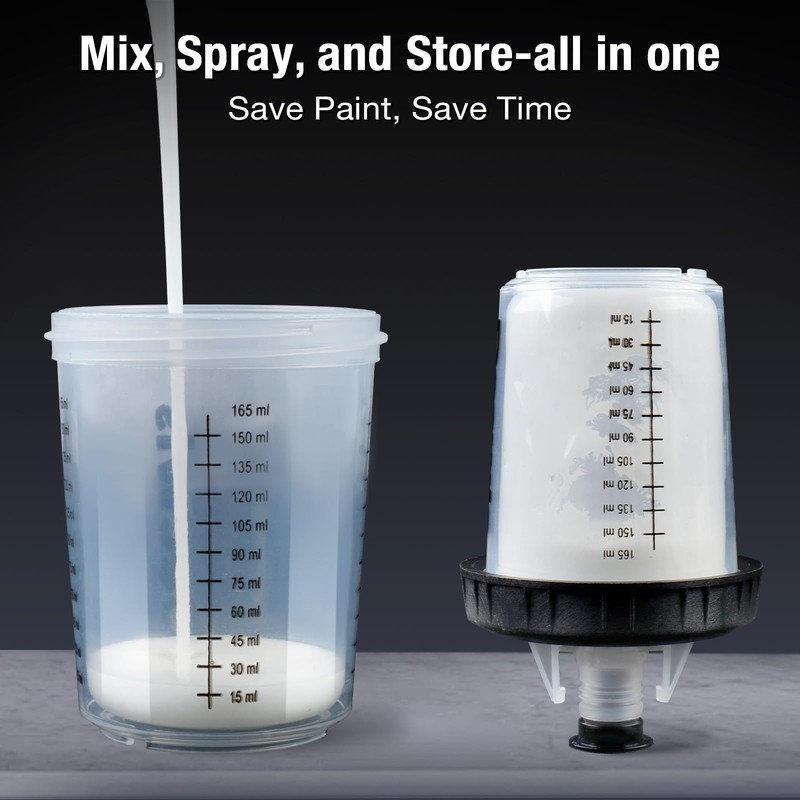 Disposable Paint Cups 6 Ounce(165ml), Mini Paint Mixing Cups with