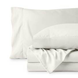Ivy Union Full Extra Long Sheet Set - Breathable & Cooling Sheets - Extra Soft, Easy-Fit Bed Sheets - Deep Pockets - Bedding Sheets & Pillowcases (Full XL, Cream)