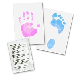 Kit Footprint & Handprint Colour | for any age Only On Paper. Dactek light blue
