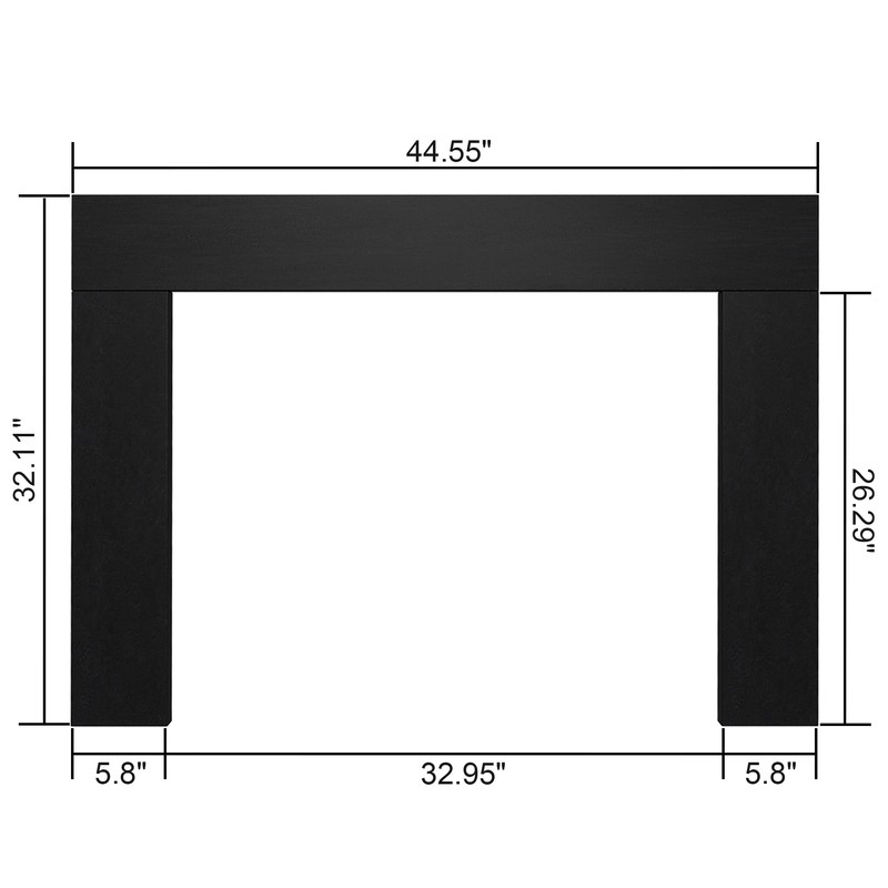 Prismaster Metal Trim Kit for 32.2" Back Wide Electric Fireplace