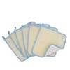 Bleu Bath (6 Pack) Dual-Sided Exfoliating Skin Towel Natural Terry