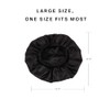 Willowbrie Satin Bonnet for Women Double Layered, Large Sleep Cap