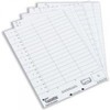 Rexel Printable Inserts for Rexel Suspension File Crystal Tabs, White,