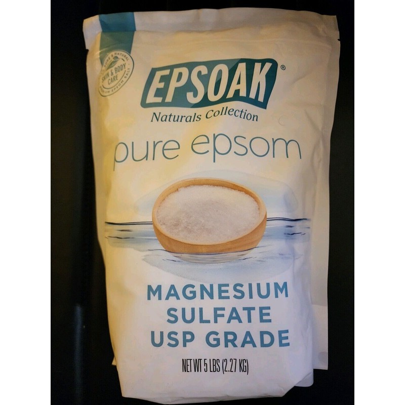 San Francisco Salt Company Epsoak Epsom Salt 5 Lb Resealable