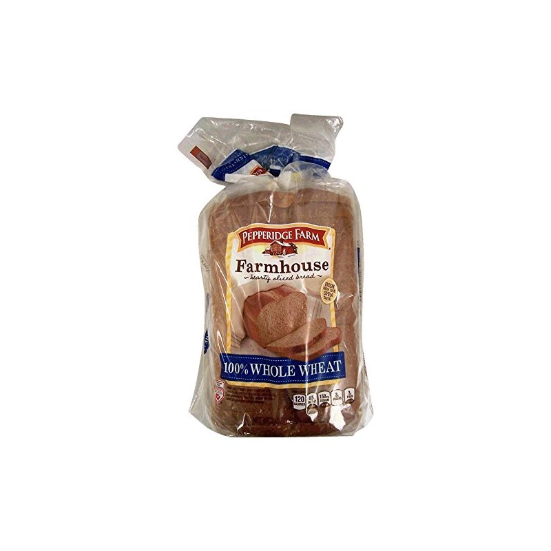 Pepperidge Farm Farmhouse 100% Whole Wheat 24 oz (Pack of