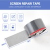 Nodirz Screen Repair Tape, 15 FT, Grey, Strong Adhesive, Screen