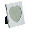 Sixtrees Romeo Heart Shaped silver plated photo frame for a